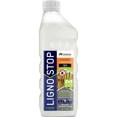 Lignostop SH V 1045 nově V 1055 bezbarvý 1L , koncentrát na 25 m2 likvidace, prevence