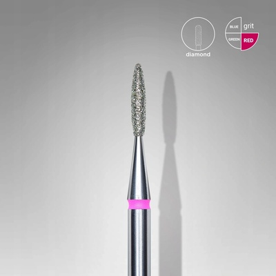 Staleks fréza FA10R016/8 diamantová plamienok 1,6 mm