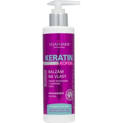 Vivaco VivaPharm keratínový balzam vlasy s kofeínom 200 ml
