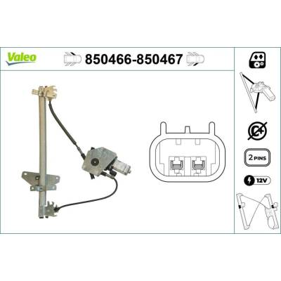 Zvedací zařízení oken VALEO 850466