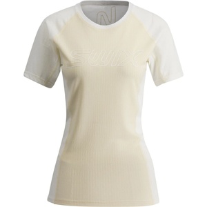 Swix Дамска тениска Swix Women's Racex Light Short Sleeve Running shirt - Chalk - размер XL (916-6645-0115)
