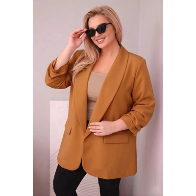 Kesi Dámska bunda Elegant Hnedá