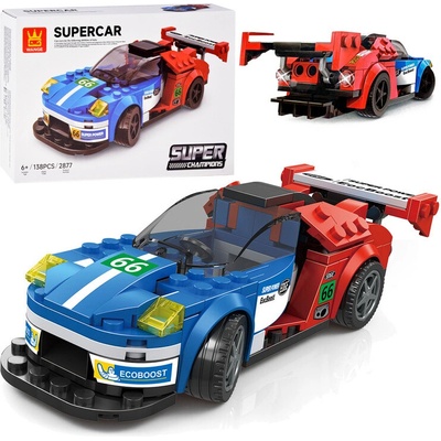 Wange Technická stavebnice Sportovní auto 138 ks