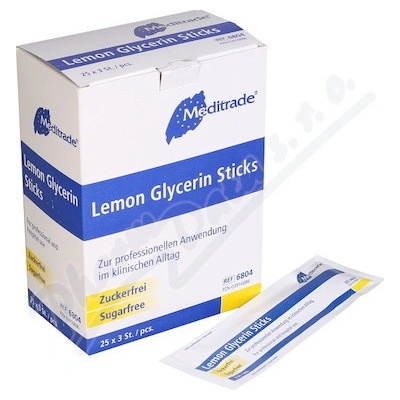Lemogil Vatová tyčinka s glycerínom 15 cm / 75 ks