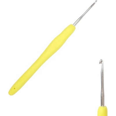 Háček s pogumovanou ručkou 2,5mm žlutý