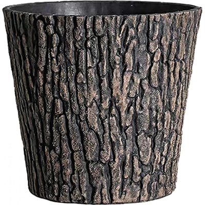 Nohelgarden květináč WOODEFF RUSTIC walnut dekor dřevo d30x38 cm
