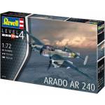 Revell Бомбардировач Arado AR-240 - сглобяем модел, 70 части