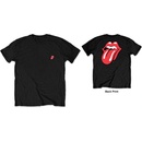 Rolling Stones tričko Classic Tongue čierna