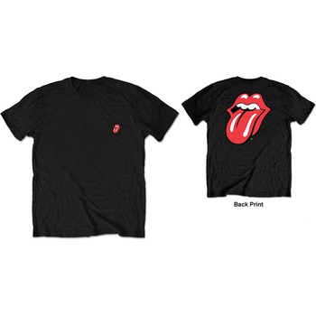 Rolling Stones tričko Classic Tongue čierna