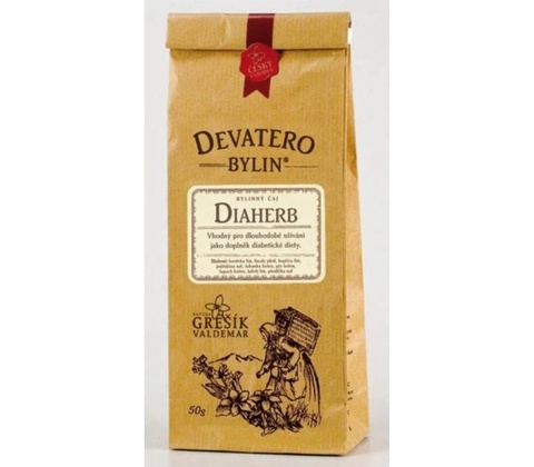 Grešík čaj Diaherb 50 g