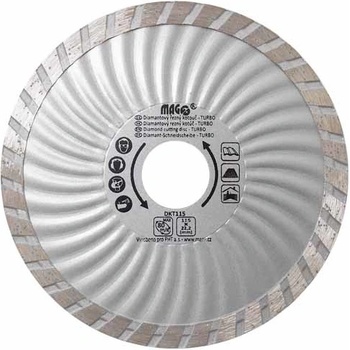 Magg Diamantový kotouč 115 x 22,2 mm DKT115
