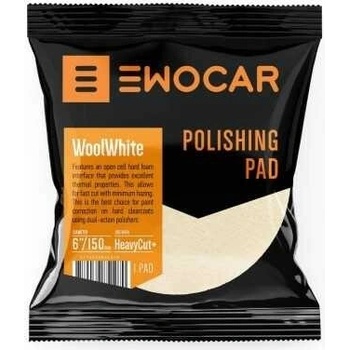 Ewocar WoolWhite Aggressive Wool Pad 140/125 mm