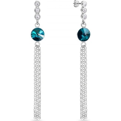 Spark modré se Swarovski Elements Ballena KC1122SS29BZ Blue Zircon