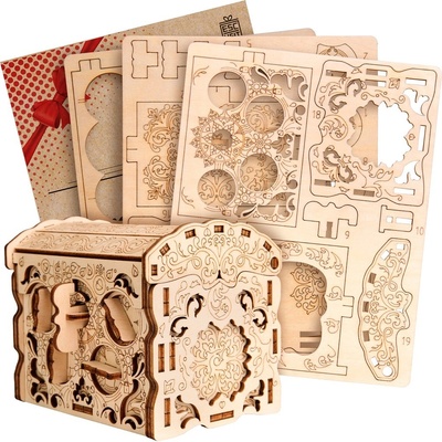 EscapeWelt 3D dřevěná skládačka Secret Treasure Box – Sleviste.cz