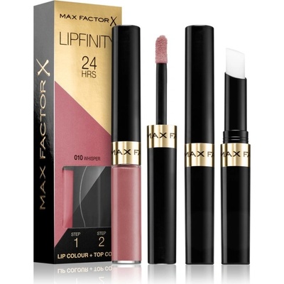 Max Factor Lipfinity rtěnka a lesk 10 Whisper + 1,9 g 2,3 ml