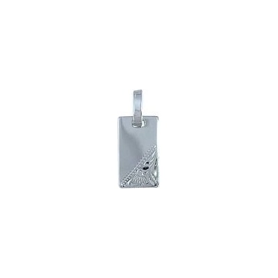 Infinitysilver Strieborný prívesok doštička s rytinkou 44107