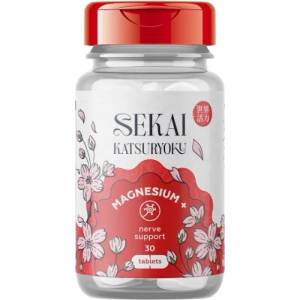 Sekai Katsuryoku Magnesium Plus | Magnesium Citrate 200 mg [30 Таблетки]