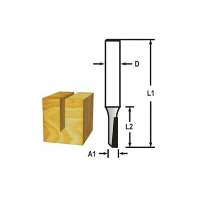 MAKITA Drážkovacia fréza 1 stopka 8 mm, 3x13x51 mm