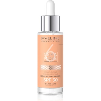 Eveline Cosmetics 6 Ceramides защитен серум за суха и чувствителна кожа SPF 30 30ml