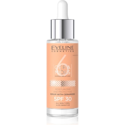 Eveline Cosmetics 6 Ceramides защитен серум за суха и чувствителна кожа SPF 30 30ml