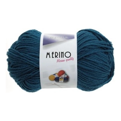 Vlnap příze Merino 14808 tmavě zelenomodrá