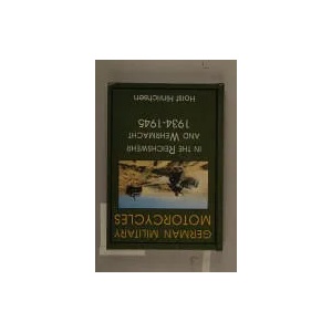 German Military Motorcycles in the Reichswehr and Wehrmacht 1934-1945 | Horst Hinrichsen (ISBN: 9780764301926)