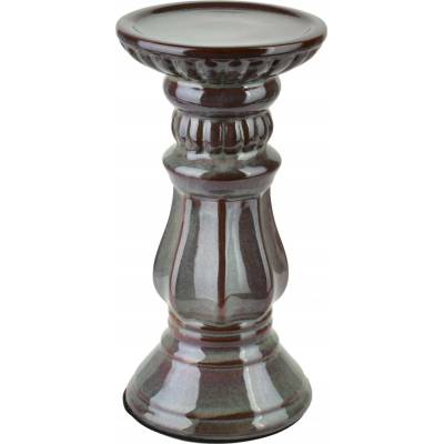 Keramický svícen YARINE 10x10x20,5 cm - elegantní design do interiéru