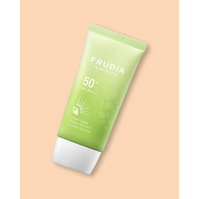 Frudia Sun Green Grape Sebum Control hydratační gel na opalování pro mastnou a smíšenou pleť SPF50+ 50 g – Zbozi.Blesk.cz