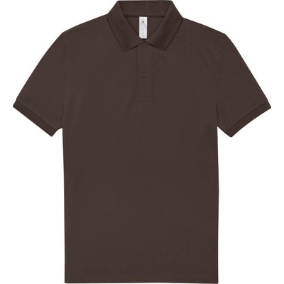 B&C MY POLO 210 Pánská polokošile s krátkým rukávem kávová