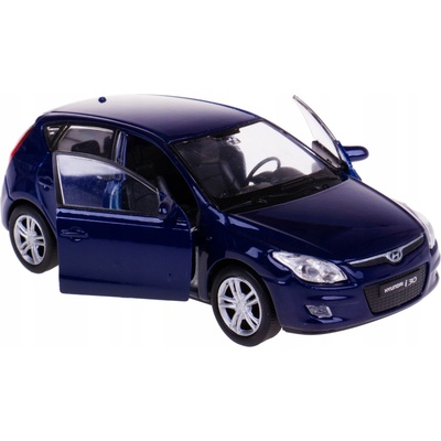 WELLY HYUNDAI i30 MODRÝ NOVÝ KOVOVÝ MODEL 43610 1:34
