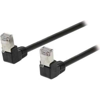 Nedis Valueline VLCP85127B30 SF/UTP Cat5e пач кабел, RJ45, 10/100/1000 Mbps, дължина 3 m, черен (VLCP85127B30)