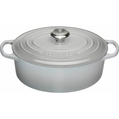Le Creuset 21178295412430 Pekáč Signature oválny 29 cm svetlosivý