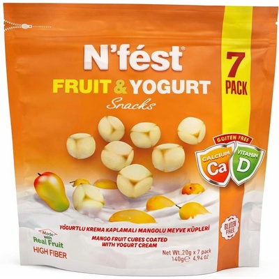 N´fést fruit and yogurt snack mango 140 g