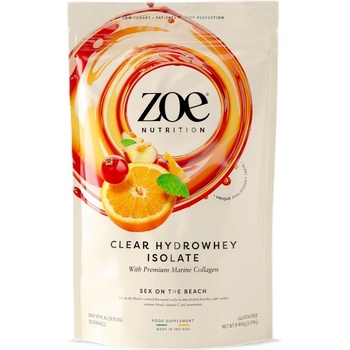 ZOE Nutrition Clear Hydrowhey Isolate | with Premium Marine Collagen [454 грама] Sex on the Beach