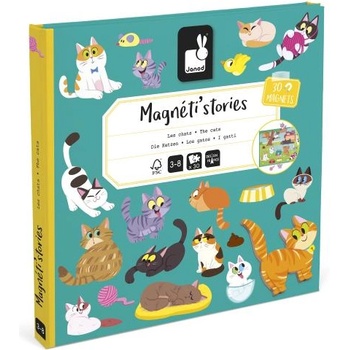Janod Magnetistories Котки Създай своя история