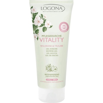 Logona Vitality sprchový gel růže a hrozny 200 ml