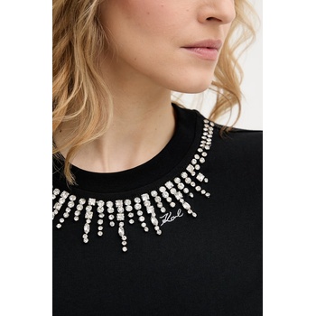 Karl Lagerfeld тениска дамска памучна (B2W17017)