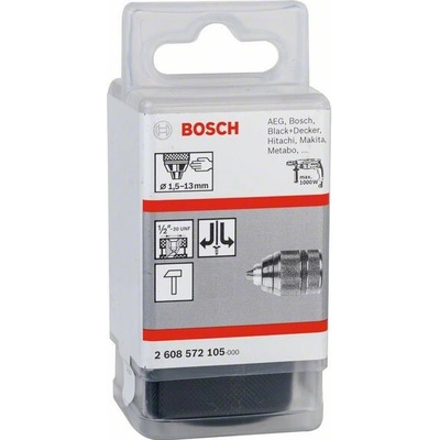 BOSCH Rychloupínací sklíčidla do 13 mm 1,5-13 mm, 1/2" – 20 2608572105
