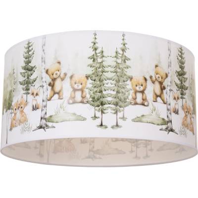BELIS Детско таванно осветително тяло KIDS ROOM 1xE27/60W/230V Ø 40 см с животински мотиви (BE1058)