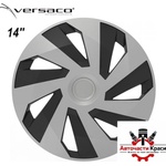 Versaco Тасове за джанти 14" Versaco Vector Silver/Black (56116) - avtochastikrasi