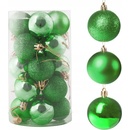 SPRINGOS Vianočné banky zelené mix 4cm sada 20ks