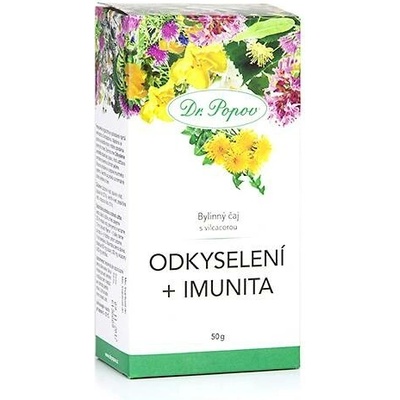 Dr. Popov Odkyselení imunita sypaný čaj 50 g