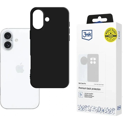 3mk Protection 3mk Matt Case Pro за iPhone 16 - черен мат (5903108618403)