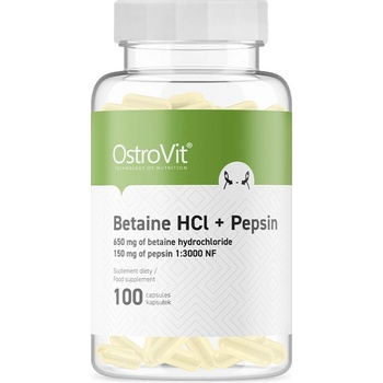 Ostrovit Betaín HCl + pepsín 100 kapsúl