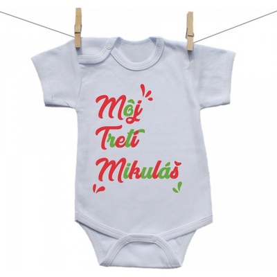 Boodyy Body s krátkym rukávom Môj tretí Mikuláš