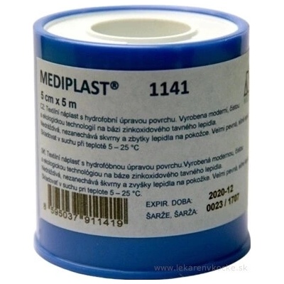 Mediplast cievka s krytom náplasť 5 cm x 5 m