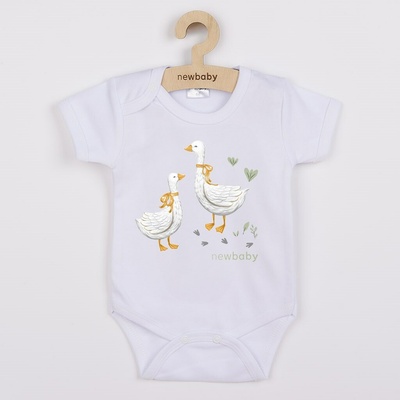 Detské body s potlačou New Baby Husičky