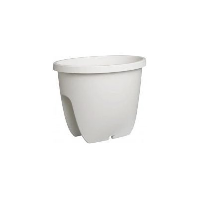Plastkon Balkónový květináč Balconia OVI na zábradlí 30 cm bílý