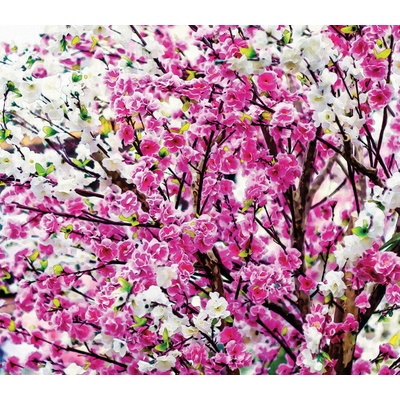 Závěsy foto Květy 180x160cm FCS XL 4806