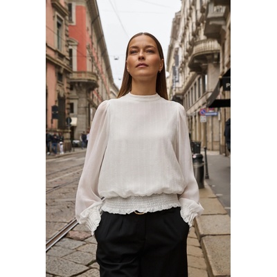 Moodo Бяла риза с набрани ръкави Moodo Moodo | Byal | ЖЕНИ | 38